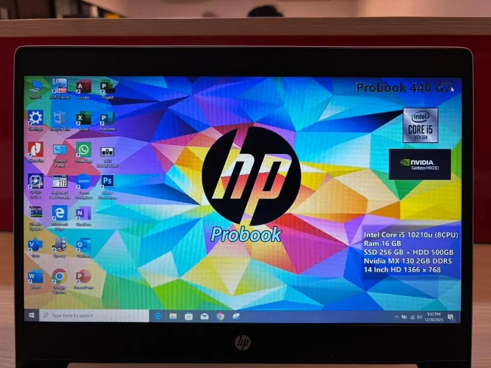 Jual Laptop HP Probook 440 G7 Intel Core i5 10210u (8CPU)