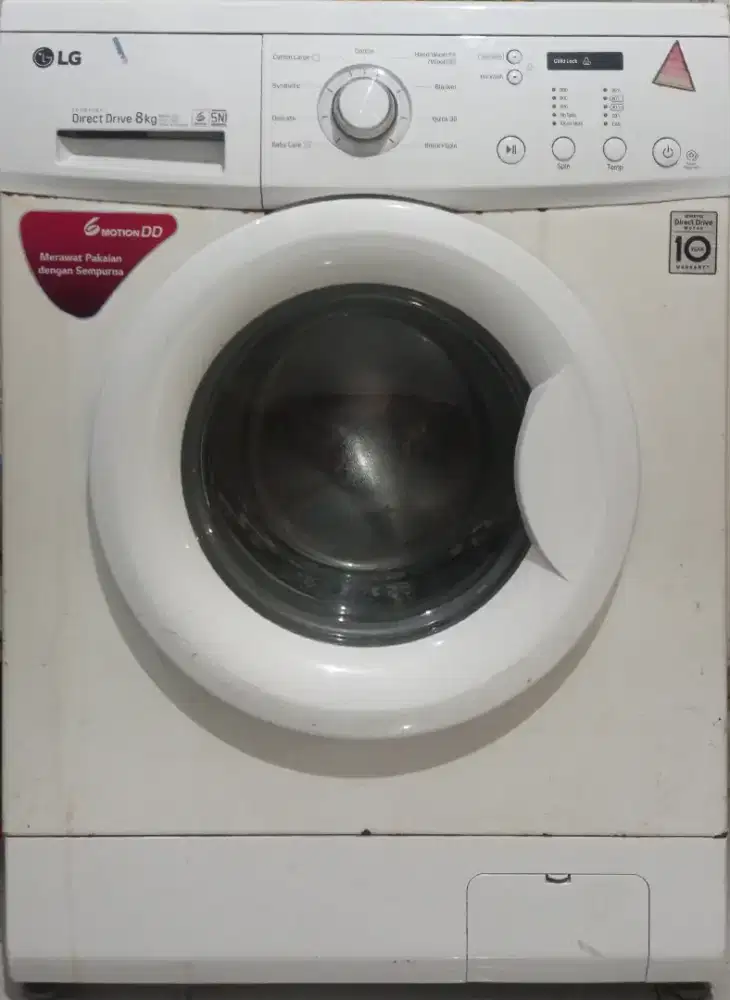 Mesin Cuci bekas LG Inverter Direct Drive 8kg F8008NMCW