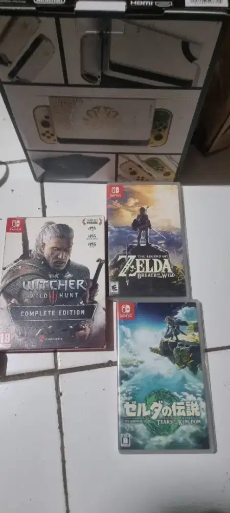 Nintendo switch oled zelda edition