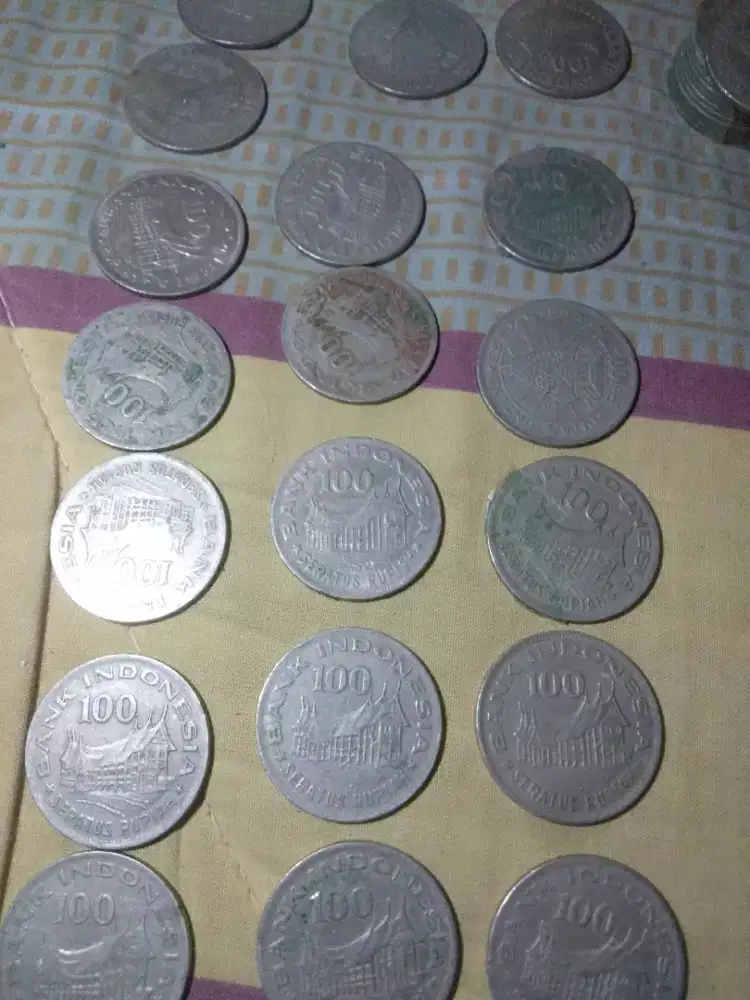 Dijual koin 100 rupiah Rumah Gadang asli dari Jamannya