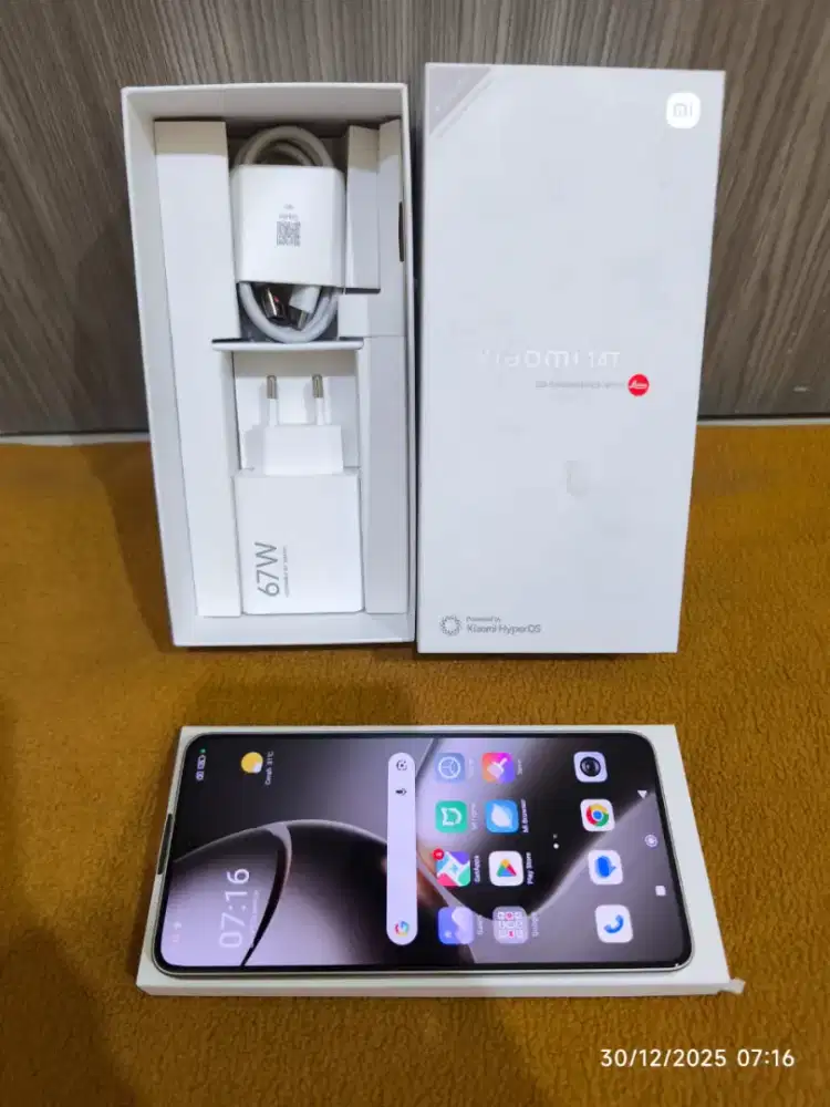 Xiaomi 14T 12/512 Fullset ori segel mulus garansi On