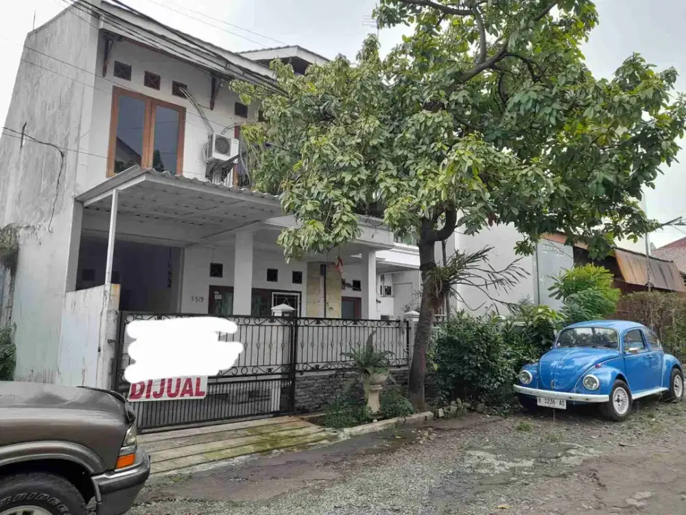 JUAL RUMAH 2 LANTAI DALAM CLUSTER  DI KRANGGAN PERMAI CIBUBUR