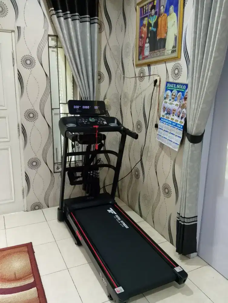 Ready treadmill elektrik bergaransi resmi udah auto incline