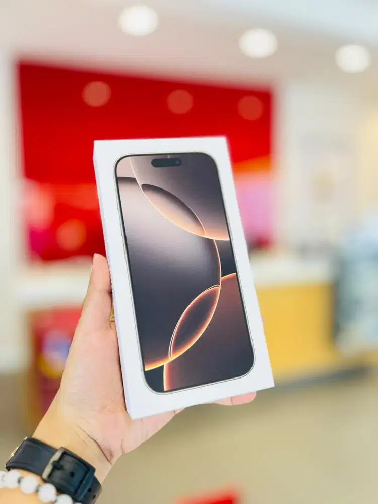 iPhone 16 Pro 128GB Dessert Titanium New Garansi iBox