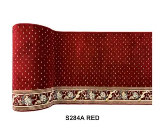 Karpet Masjid IMPORT Istanbul - Meteran Permeter Merah Hijau