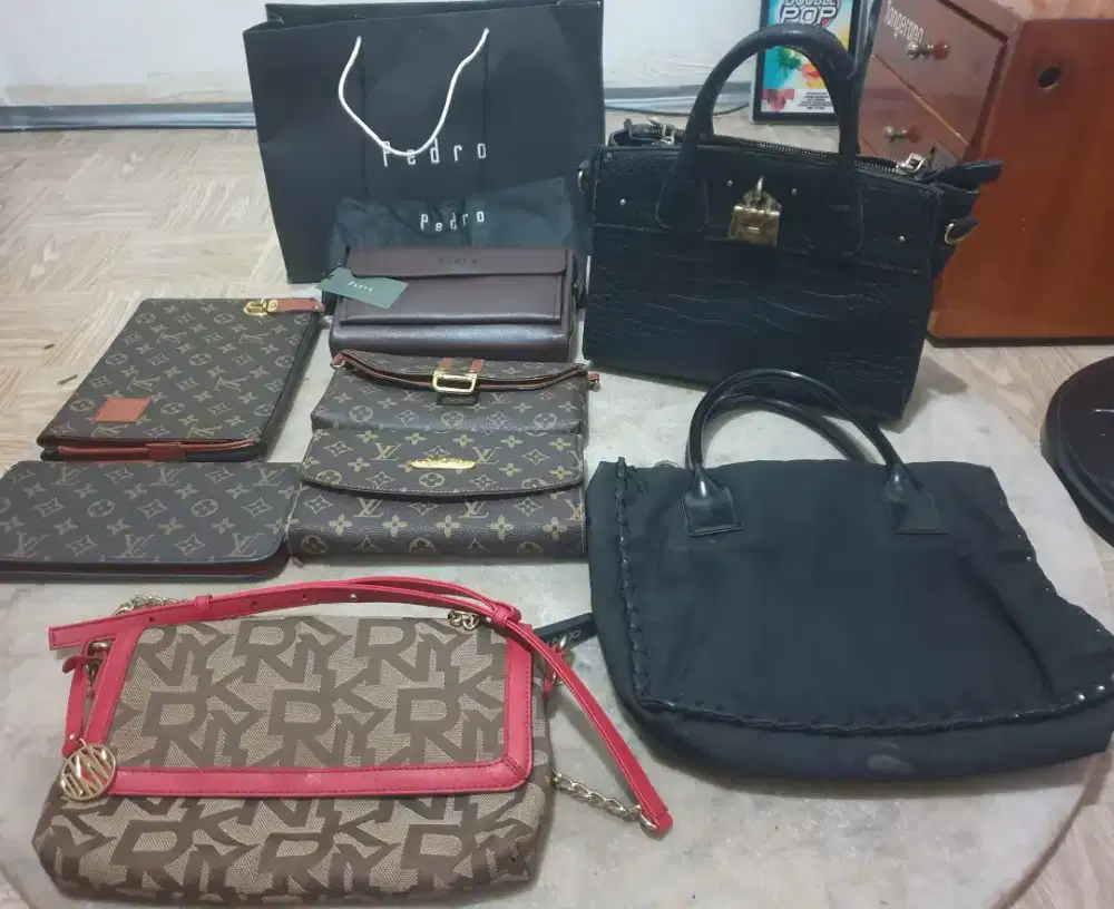 Tas branded pedro.everbest .espirit.dkny louis vuiton dll