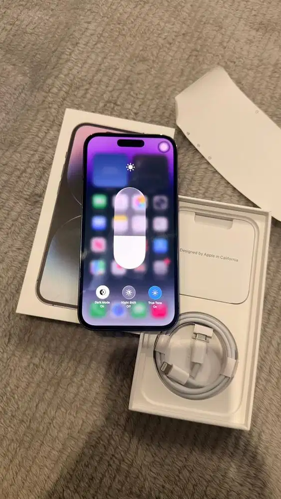 Dijual Iphone 14 Pro 256GB Purple Resmi Ibox Lengkap