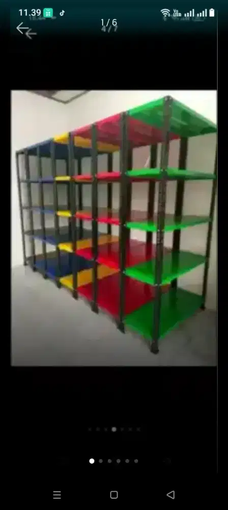 RAK BESI SIKU LUBANG SIAP KIRIM DAN COD