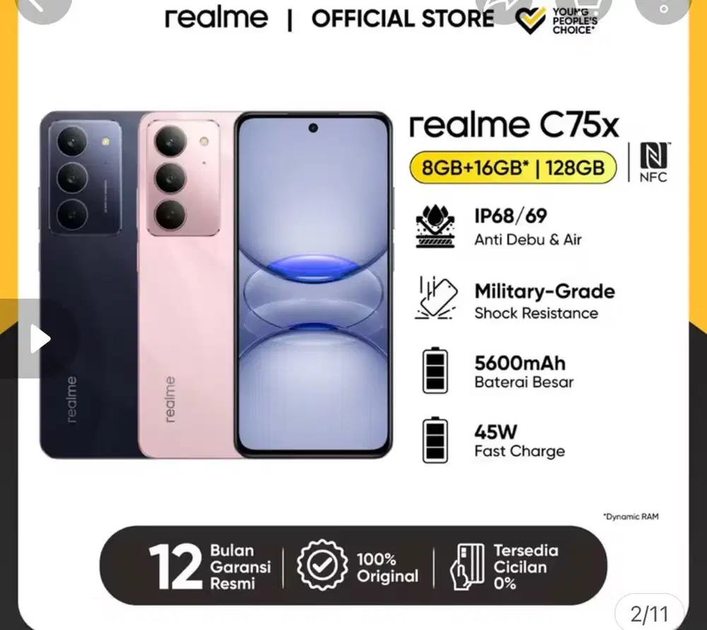 BARU MASIH SEGEL REALME C75X