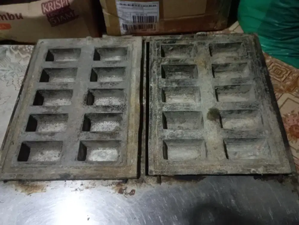 Kompor Gas Kue Balok 2 Tungku + Cetakan