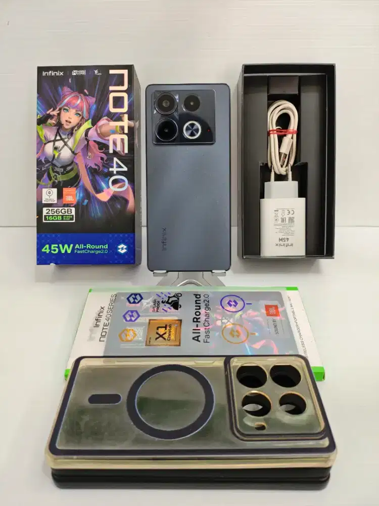 Infinix Note 40 4G 8/256 Gb Mulus 98% Fullset Original bs TT/BT