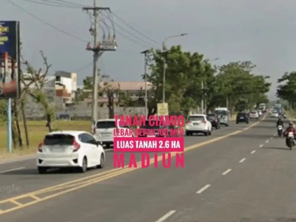 [AB], Dijual Tanah LD 100 mtr, Dpn Gerbang TOL Dumpil MADIUN, Lokasi Prospektif