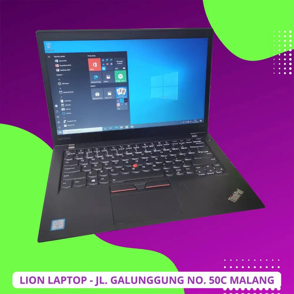 RAM 8GB SSD 256GB Core i7 SLIM Lenovo Thinkpad T470s [02|01]