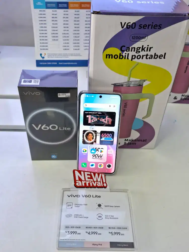 Flash sale Vivo v60lite kredit cicilan 0%