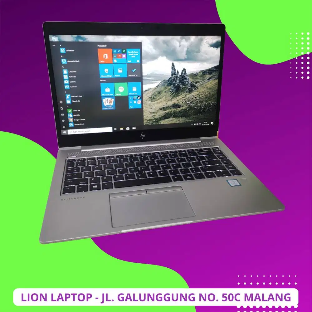 Core i5 Gen 8 RAM 8GB SSD 256GB HP Elitebook 840 G5 [02|01]