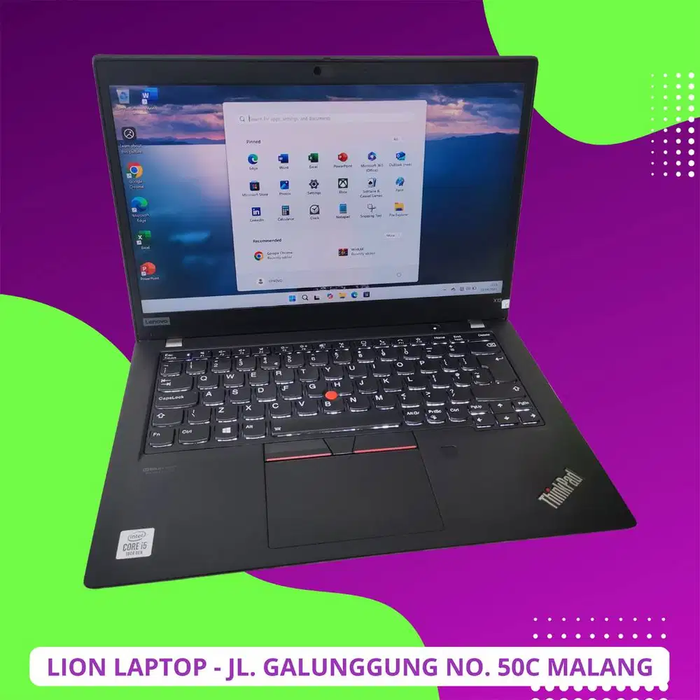 Core i5 Gen 10 slim mulus RAM 8GB SSD 256 Lenovo Thinkpad X13 [02|01]