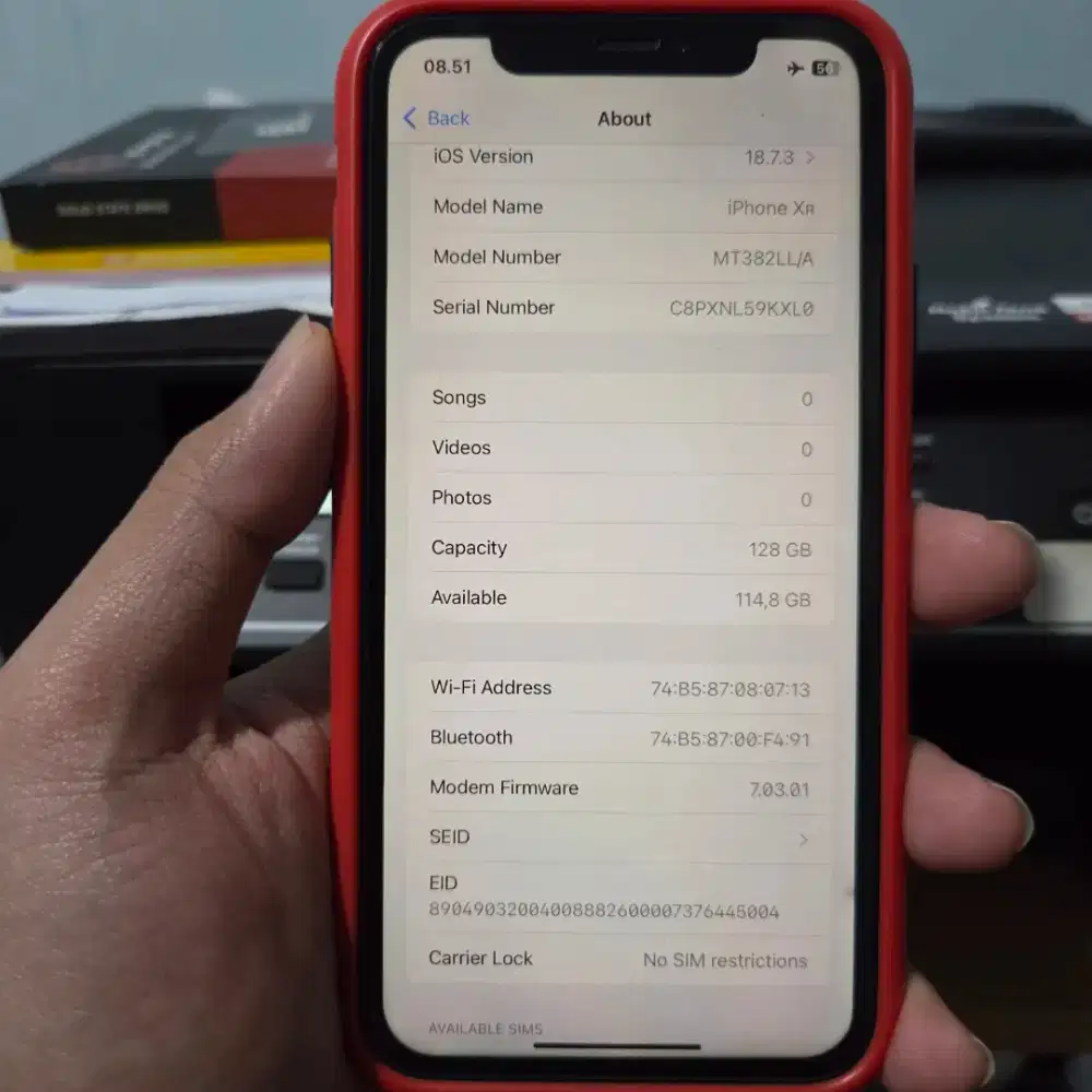 iPhone XR 128Gb beacukai setara ibox kondisi baca deskripsi