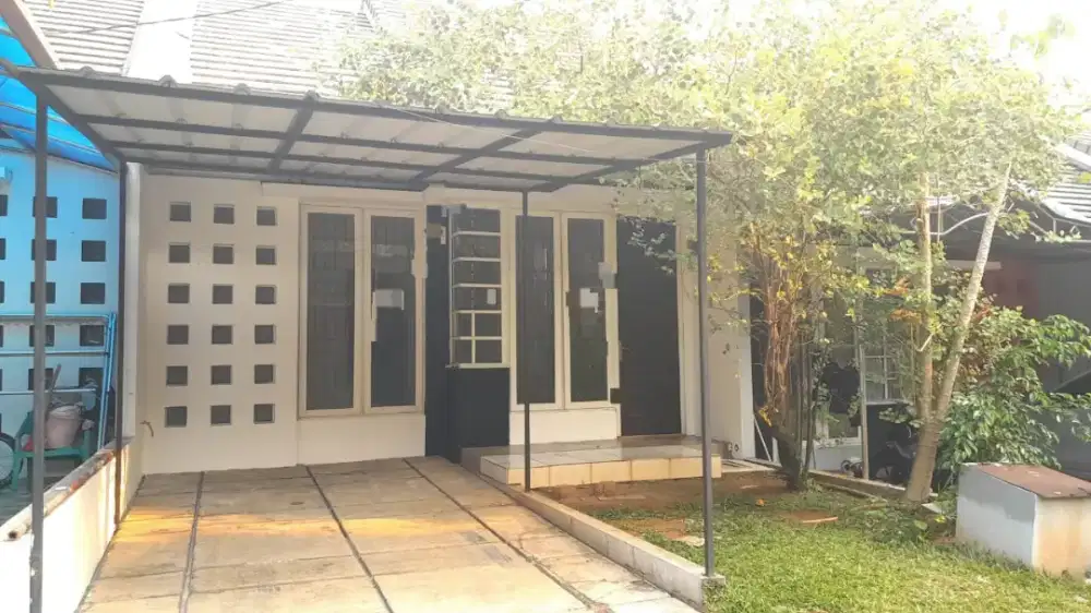 Disewa rumah dalam cluster exclusive dekat toll cibubur siap huni