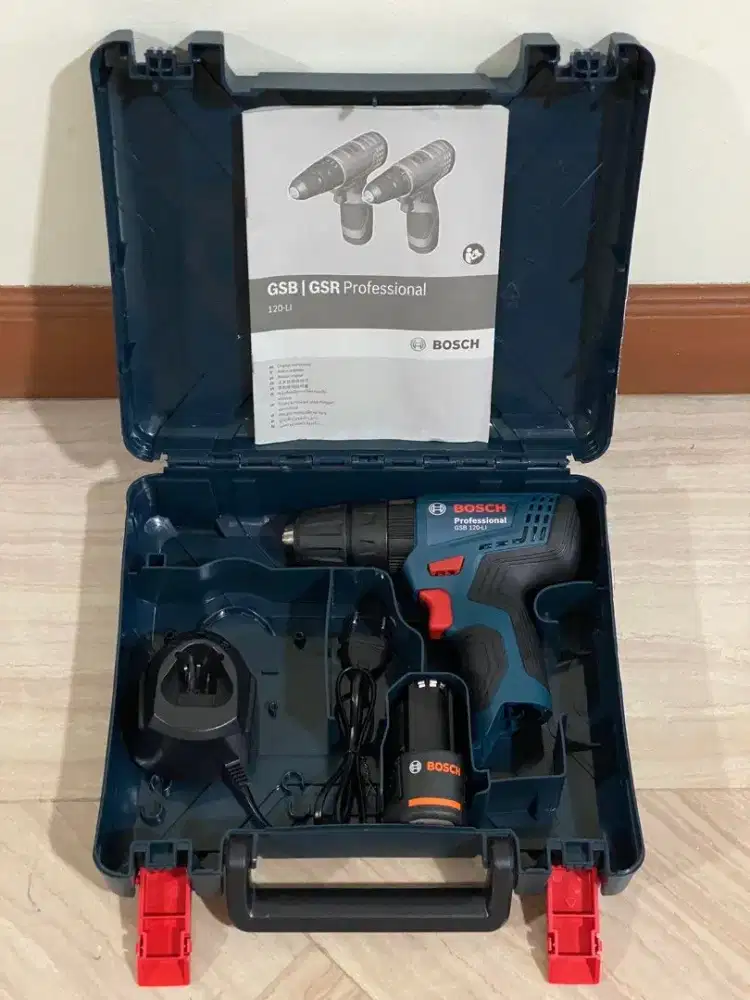 BOSCH GSB 12V 120-LI cordless set bor impact elektrik