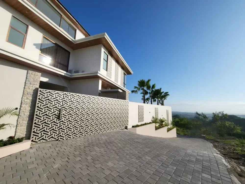 DIJUAL LUXURY VILLA DENGAN SPEKTAKULER UNBLOCK OCEAN AIRPORT TOLL AND MOUNTAIN VIEW DI JIMBARAN