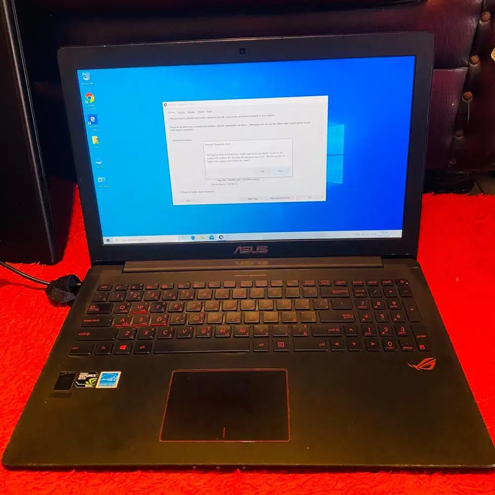 Jual laptop asus ROG Gaming G501 JW