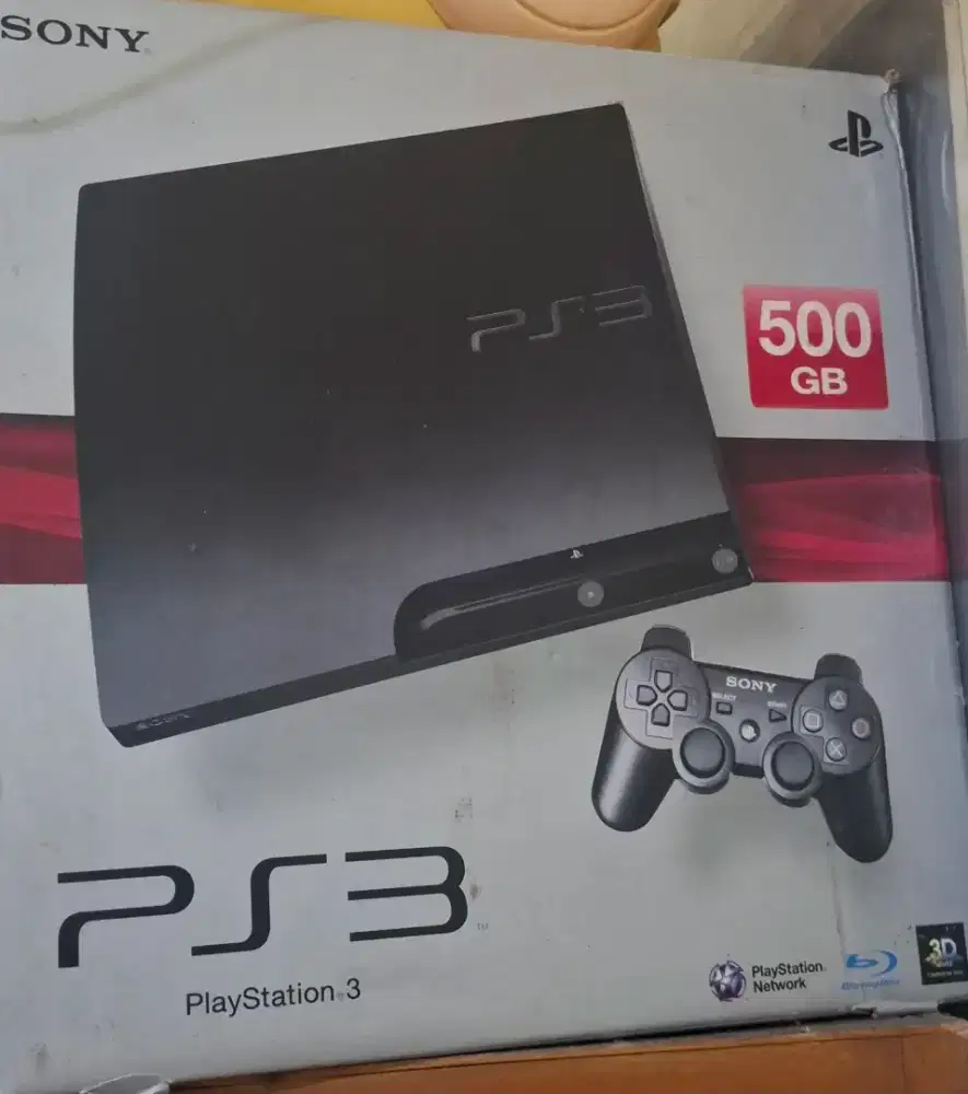 Jual PS3 500GB second