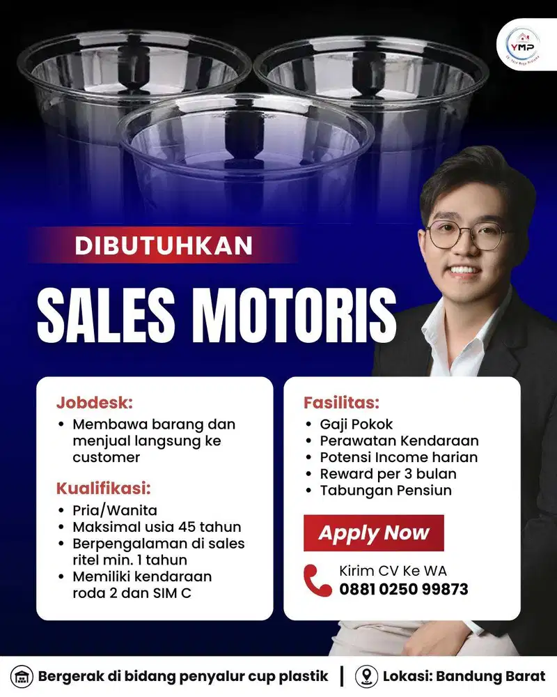 Butuh Sales Motor untuk Bandung Barat