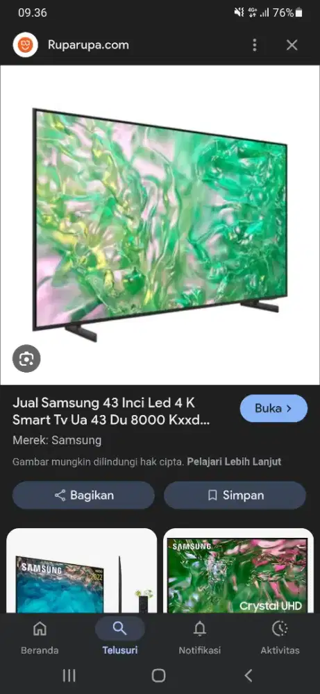 Tv samsung 43 inch
