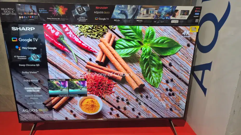 QLED SHARP GOOGLE TV 50INC