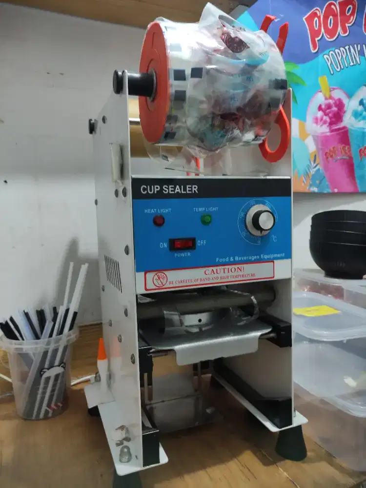 Mesin press cup cup sealer