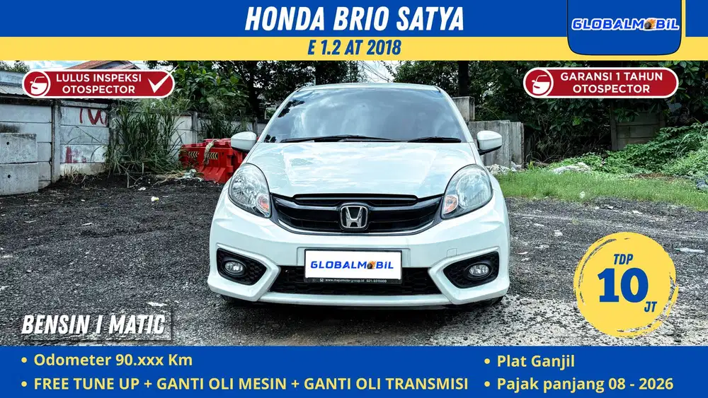 Brio 1.2 E Satya CVT 2018 AT / MATIC | DP Rendah 10 Juta