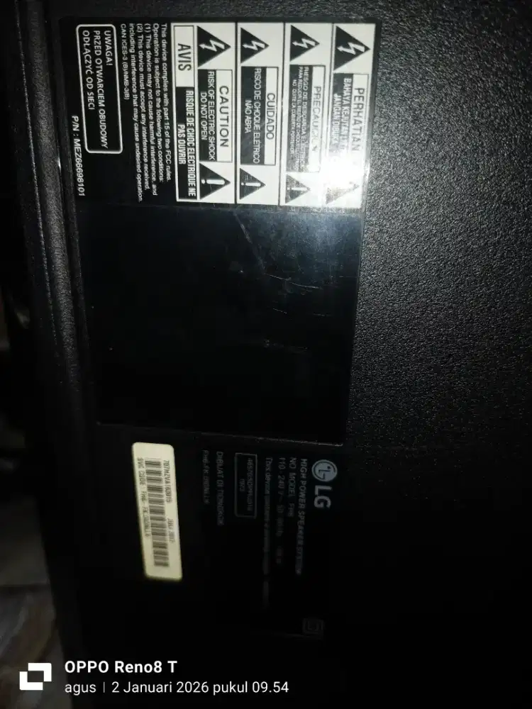 Speaker aktif LG XBOOM Mini Hi-Fi OneB 2.0 ch 600W Bluetooth Wireless