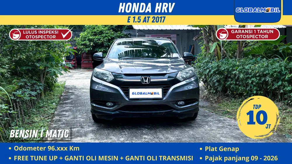 DP 10 Juta‼️ Honda HRV E CVT 2017 MATIC Siap Pakai