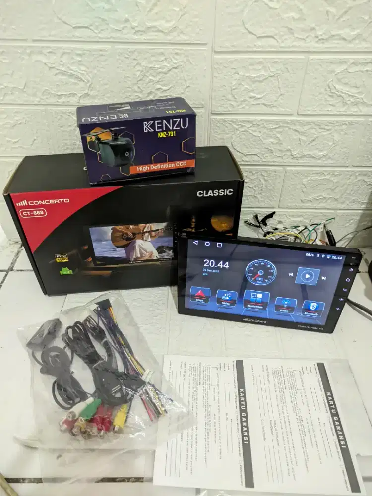 HEAD UNIT ANDROID 9INCH CONCERTO+ KAMERA AHD