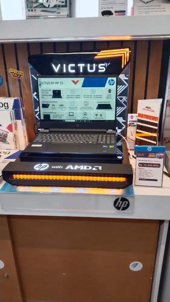 Laptop HP Victuz 16 New Produk Ready di KLA Komputer Mataram Semarang