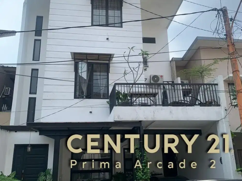 rumah modern 3 lantai strategis di pondok aren - pr 11961