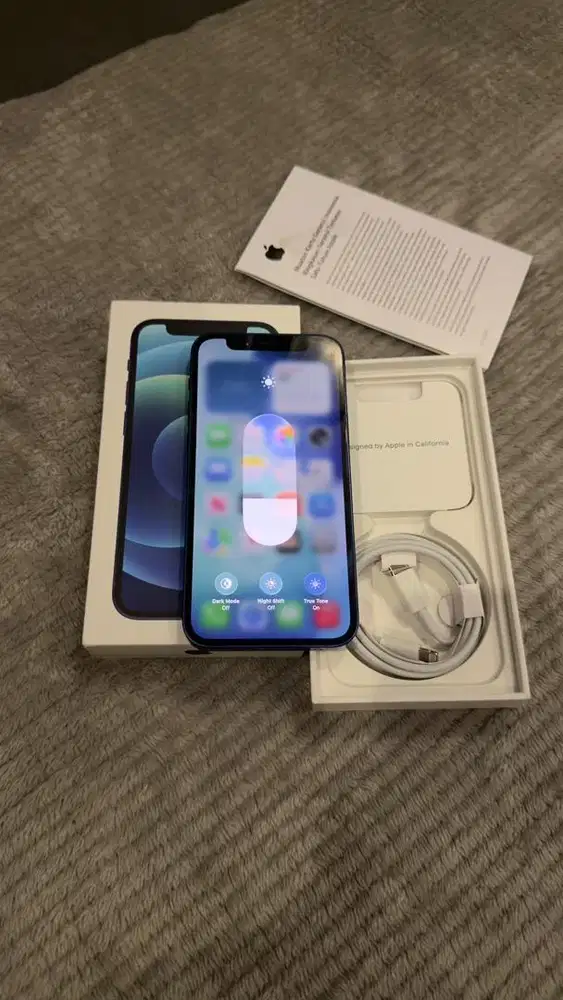 Dijual iphone 12 Mini 256GB Blue Resmi Ibox Lengkap