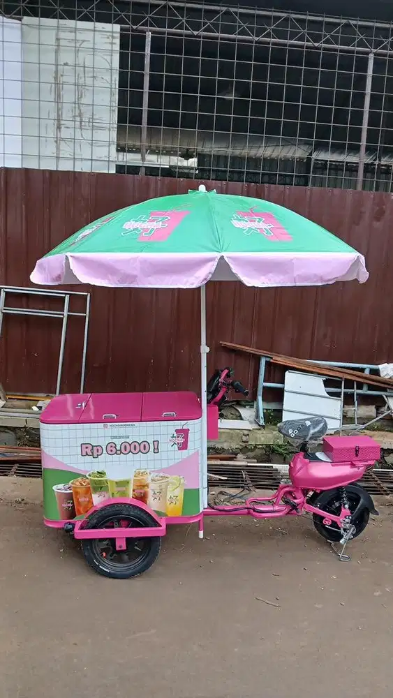 Kopi keliling minuman keliling sepeda listrik