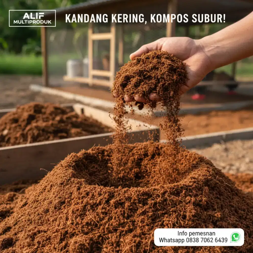 COCOPEAT HIGH EC UNTUK MEDIA TANAM DAN ALAS KANDANG HEWAN