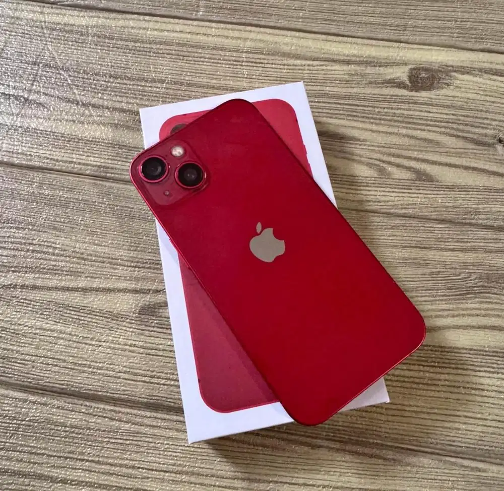 Iphone 13 256GB Red iBox Fullset Mulus
