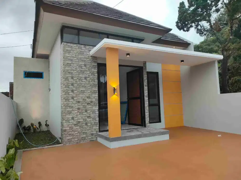 jual rumah baru di utara kampus uii jl kaliurang, dekat kopi klotok pakem