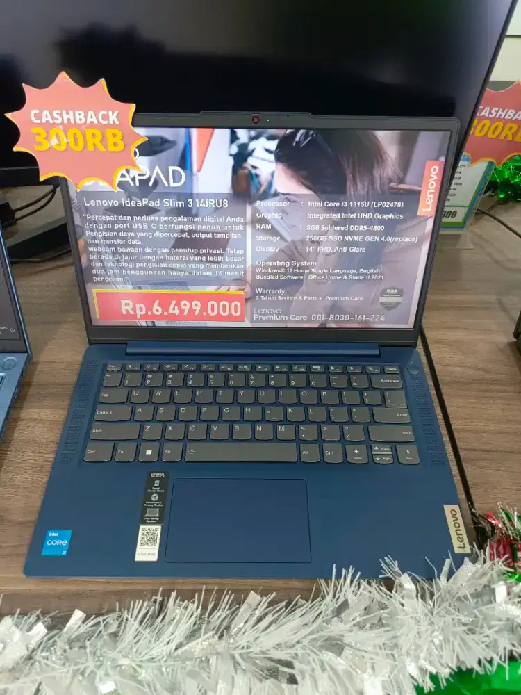 Kredit laptop Lenovo Ideapad slim 3 14IRU8