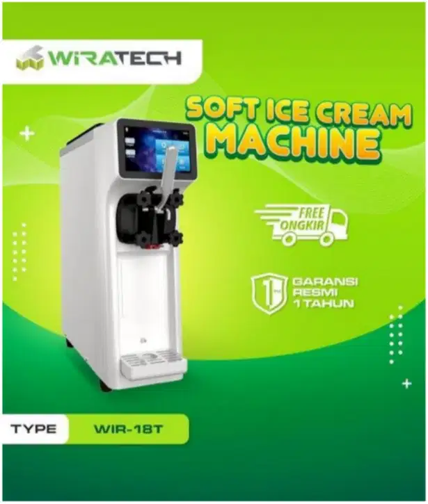 Dijual Mesin Es Krim Wirastar 1 Tuas - WIR 18T Soft Ice Cream 4 unit