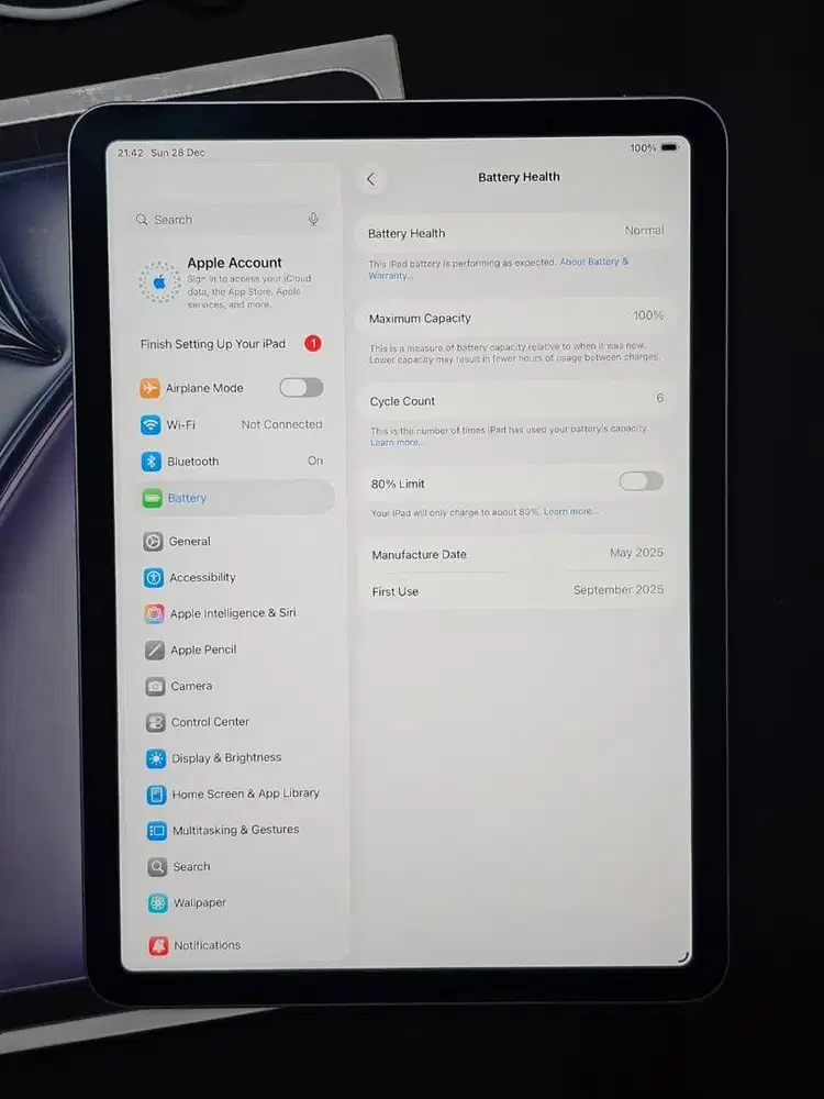 Ipad Air 11 inch M3 2025 Space Gray
