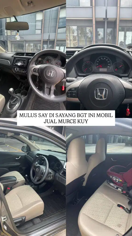 Dijual cepat honda brio satya 2023