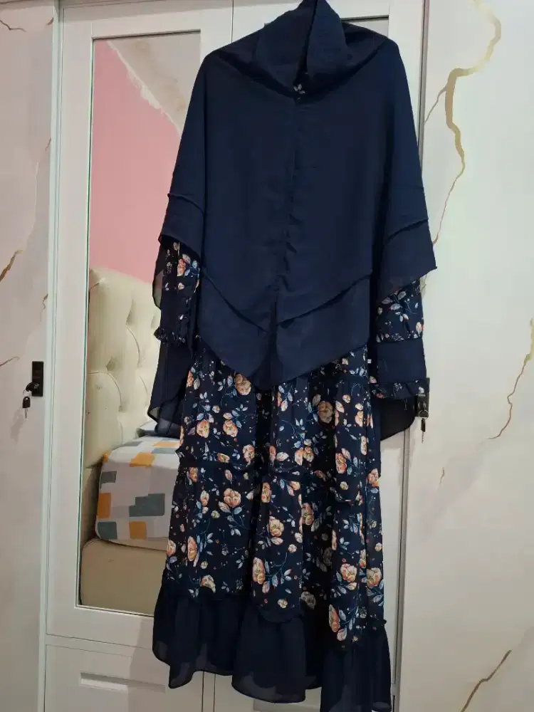 Preloved gamis baru bbrp kali pakai