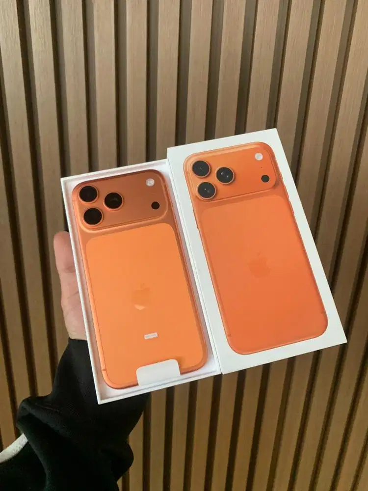 Gak jadi dipakai! iPhone 17 Promax 256GB iBox Cosmic Orange Fullset
