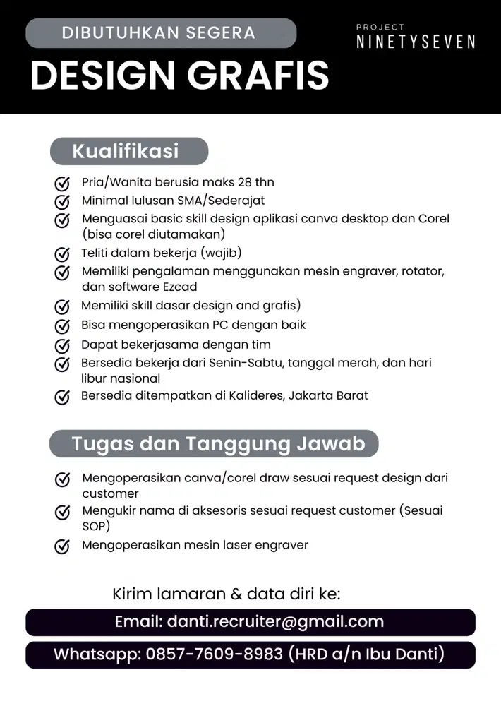 DESIGN GRAFIS (MENGOPERASIKAN MESIN LASER)