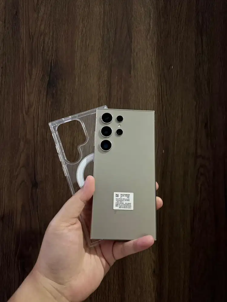 Samsung S24 Ultra 12/256gb sein fullset ori mulus garansi - mei 2026