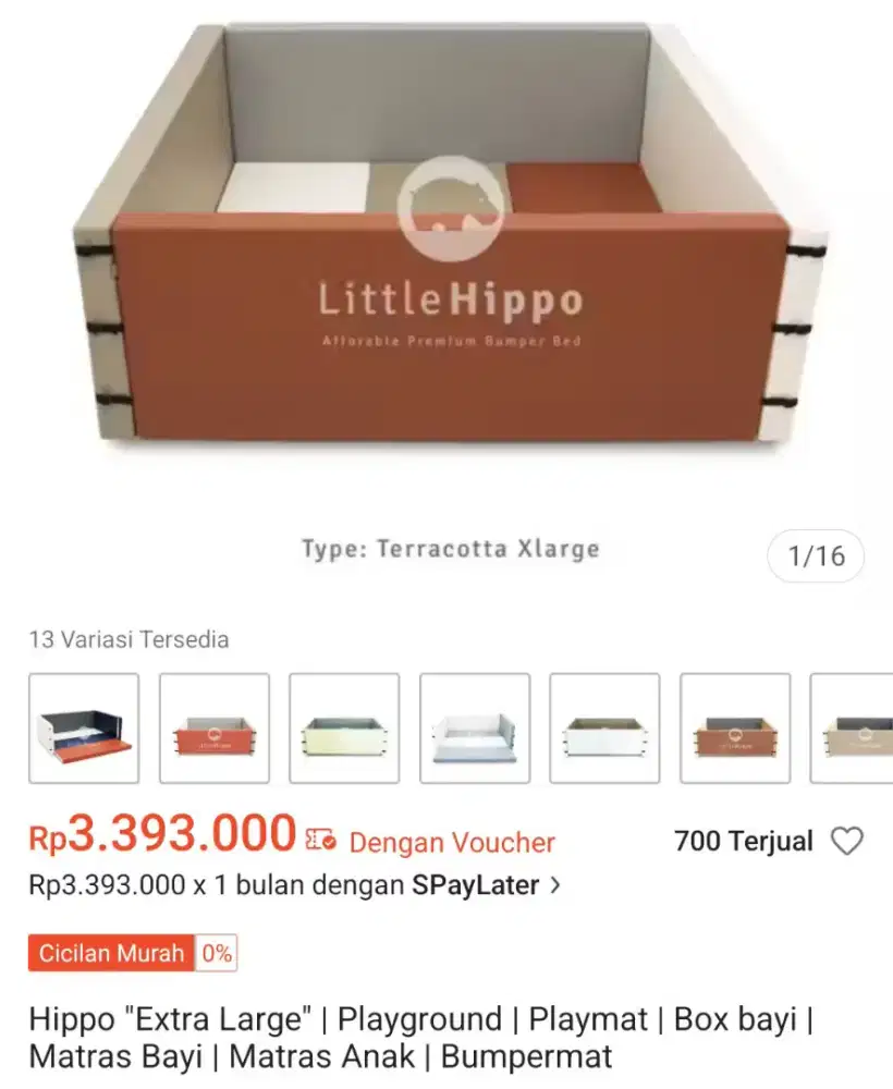 Bumper Bed Baby Like New 1,5 m× 1,5 m